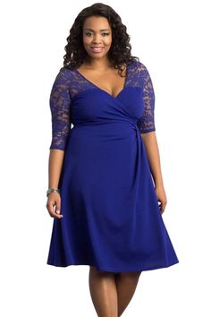 Cheap Blue Trendy Lace Plus Size Cocktail Dresses Online Store for Trendy Cocktail Dresses, Cheap Plus Size Clothing, Cheap Cocktail Dresses, Below The Knee Dresses, Plus Size Clothing Online, Plus Size Trendy, Cocktail Dresses Online, Midi Dress Plus Size, Weekend Dresses