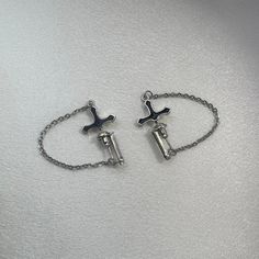 Cross Stud Earrings for Men Women Streetwear Punk Hip Hop Unisex Style - Etsy Punk Dangle Earrings For Streetwear, Single Metal Earring For Streetwear, Streetwear Dangle Pierced Earrings, Streetwear Dangle Earrings, Punk Style Pierced Earrings For Streetwear, Punk Pierced Earrings For Streetwear, Minimalist Silver Earrings For Streetwear, Streetwear Earrings, Cross Stud Earrings