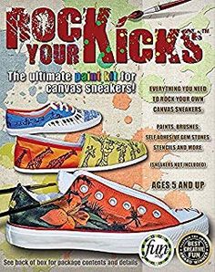 the ultimate guide to painting shoes for kids and grown - ups by rock your kicks