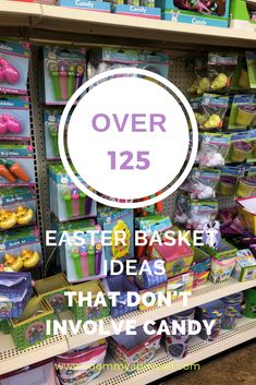 easter basket ideas for kids that don't involve candy at the store or supermarket