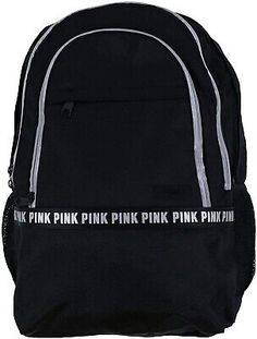 Trendy Fashion Victoria๏ฟฝs Secret PINK Collegiate Backpack New, Women's Bags & Handbags Sporty Pink Backpack For Streetwear, Pink College Bag For Back To School, Pink Backpack For Back To School Streetwear, Victoria's Secret Black School Bag, Victoria's Secret School Backpack With Adjustable Strap, Victoria's Secret Backpack With Adjustable Strap For Travel, Casual Victoria's Secret Backpack, Victoria's Secret Casual Backpack For Everyday, Casual Victoria's Secret Backpack For Everyday