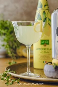 The Best Limoncello Martini | Summer Cocktail Recipes Drink Mixers, Limoncello Recipe