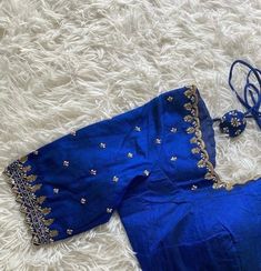 Zardosi Blouse, Embroidery Blouse Saree, Hand Embroidery Blouse, Ready Made Blouse, Model Blouse