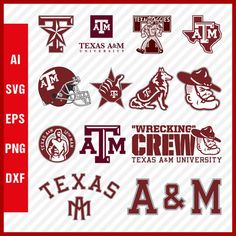 Texas A&M Aggies SVG, NCAA National Collegiate Athletic Association Team Logo Clipart Bundle - #tacoma3rdgen #tacomalife #tacomamods #tacomanation #tacomas #tacomatrdsport #tacomaworld #texastacomas #toyotatacoma #toyotatrucks #trdsport #txtacoma #texas #toyotasintexas #SupremeSuspensions #Nitto #FuelOffRoad #liftkit #liftedtacoma #liftedtoyota #liftedyota #tacomas #everythingtoyotas #TacomaForce Aggies Svg, Mexico Fashion, Texas Houston, Usa Florida, Travel America