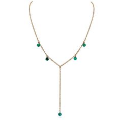 Created for bohemian girls at heart, this emerald boho lariat necklace is a striking piece of jewellery to show off your wild side. Wear with a white tee and jeans for a relaxed look or dress up with a low-neck flowy dress - however you wear it, this statement necklace will do all of the talking. White Tee And Jeans, Lariat Necklaces, Bohemian Girls, Zodiac Stones, Bohemian Jewellery, Precious Gemstones Jewelry, Bronze Jewelry, Jewelry Care Instructions, Gemstone Jewelry Handmade