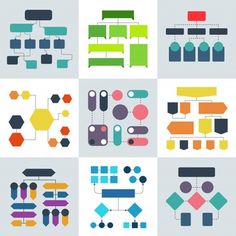 a set of different shapes and sizes of objects