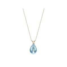 Adorn yourself with the graceful beauty of this 14k gold genuine blue topaz briolette necklace. Comes in a gift box. Click on this JEWELRY & WATCHES GUIDE to learn about fit, styles, materials and more!PENDANT DETAILS Pendant length: .6 in. Chain length: 18 in. Clasp: spring-ring Metal: 14k gold STONE DETAILS Stone type: genuine blue topaz Total weight: 3 1/2 ct. Shape: briolette Gemstones may have been treated to enhance their appearance. Special care may be required. Size: 18". Gender: female. Blue Topaz Teardrop Necklace For Formal Occasions, Formal Blue Topaz Teardrop Pendant Necklace, Formal Blue Topaz Teardrop Necklace, Formal Teardrop Blue Topaz Necklace, Blue Topaz Briolette Necklace For Gifts, Elegant Blue Topaz Faceted Necklaces, Elegant Blue Topaz Faceted Necklace, Formal Blue Topaz Briolette Necklace, Elegant Blue Topaz Teardrop Pendant Necklace