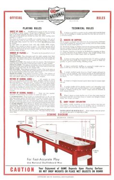 an advertisement for the national table tennis tournament, featuring instructions on how to use it