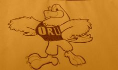 an oru t - shirt is shown in black and yellow with the words oru on it