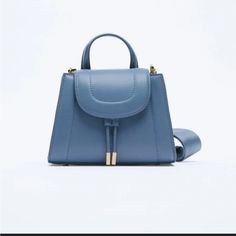 Super Cute Mini Cross Body Bag Chain Strap Light Blue Office Bag With Detachable Strap, Blue Top Handle Bag For Office, Blue Top Handle Box Bag For Office, Elegant Light Blue Shoulder Bag With Gold-tone Hardware, Blue Shoulder Box Bag For Office, Blue Rectangular Flap Bag With Gold-tone Hardware, Blue Top Handle Box Bag, Light Blue Top Handle Bags For Office, Blue Top Handle Shoulder Bag