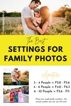 the best settings for family photos are available in this postcard style photo book cover