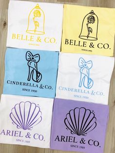 This 'Ariel & Co.' T-shirt is the perfect way to show off your love for Disney's most swimmingly stylish Princess! Make a splash in this 'Ariel & Co.' Comfort colors tee Disneyland Dress, Disney Monogram, Cinderella Prince, Disney Princess Shirts, United Monograms, Lilly Pulitzer Inspired, Monogram Outfit, Shirt Quotes, Long Sleeve Baseball Tee