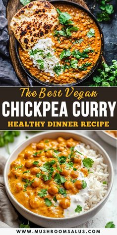 the best vegan chickpea curry healthy dinner recipe