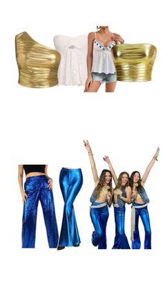 Donna And The Dynamos Costume, Dynamos Costume, Donna And The Dynamos, The Dynamos, Trio Costumes