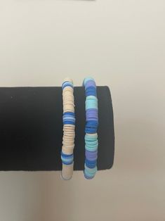 Clearwater Bracelet Blue Clay Bead Bracelet Stack Preppy - Etsy Adjustable Blue Stackable Stretch Bracelet, Trendy Blue Stackable Stretch Bracelet, Blue Adjustable Stackable Stretch Bracelet, Blue Stackable Stretch Bracelet For Everyday, Everyday Blue Stretch Bracelet With Colorful Beads, Blue Stackable Friendship Bracelets For Everyday, Blue Stackable Friendship Bracelets For Beach, Blue Stackable Round Bead Friendship Bracelets, Trendy Blue Stretch Bracelet With Round Beads