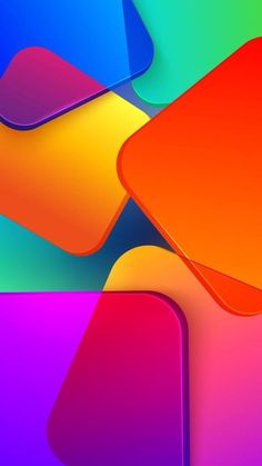 an abstract colorful background with rounded shapes