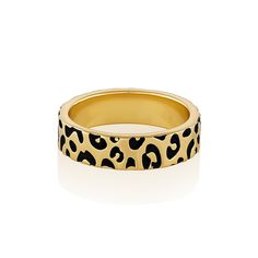 Details Materials Measurements Rx We're fe-line good in this Leopard Print Ring. Pair it with the Cat Face Ring for a purr-fect stack. Made in gold vermeil, a thick layer of 18K gold over sterling silver, with black enamel fill Use our Ring Sizer to find your perfect fit Band thickness: 5 mm Complimentary gift packaging is included for each jewelry order, which includes a crisp white V Coterie Mini Book Box and velvet storage pouch. To be eco-minded, we will combine items into fewer boxes when p Leopard Print Jewelry, Elegant Adjustable Gold Enamel Ring, Gold Enamel Ring With Black Detail For Formal Occasions, Gold Enamel Open Ring With Polished Finish, Gold Enamel Ring Perfect For Gift, Gold Enamel Ring For A Gift, Gold Enamel Ring Perfect For Gifting, Yellow Gold Enamel Ring With Black Enamel As Gift, Yellow Gold Ring With Black Enamel For Gift