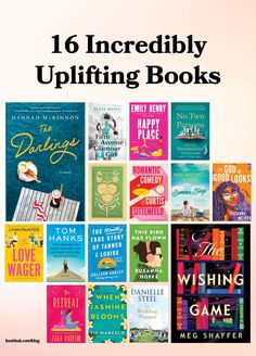 the cover of 16 incredibly uplifting books