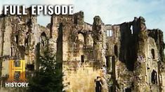 an old castle with the words full episode on it