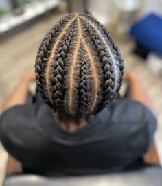 Easy Cornrows For Men, 5 Cornrows Braids Men, Simple Cornrow Hairstyles For Men, 5 Braids Cornrows, Men Protective Styles, Simple Braids For Men, Simple Cornrow Hairstyles, Male Cornrow Styles, Men Braids Hairstyles