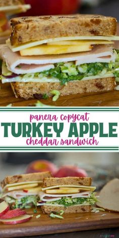 If you love Panera Sandwiches, you will LOVE this Copycat Panera Roasted Turkey, Apple, and Cheddar Sandwich! Made with sliced turkey, apples, mixed greens, and sharp cheddar cheese this Turkey Apple Sandwich is reminiscent of Panera's seasonal roasted turkey sandwich. It is tangy, sweet, tart, savory, and absolutely delicious! Best Turkey Sandwich, Turkey Apple Sandwich, Panera Sandwiches, Leftover Turkey Sandwich Recipes, Tart Savory, Cheddar Sandwich, Turkey Apple, Homemade Turkey Gravy, Turkey Sandwiches Recipes