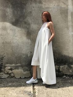 White Dress | Etsy Modern White Sleeveless Midi Dress, Modern Sleeveless Maxi Dress For Spring, Modern Asymmetrical Summer Dress, Modern Sleeveless Maxi Dress, Modern Summer Asymmetrical Dress, Modern Summer Asymmetrical Midi Dress, Modern Asymmetrical Midi Dress For Summer, Modern Sleeveless Maxi Dress For Summer, White Sleeveless Dress With Asymmetrical Hem For Summer