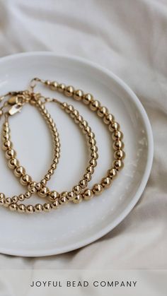 Beaded Bracelet Stack, Tarnished Jewelry, Women's Bracelets, Gold Bracelets, Classic Gold, Matching Bracelets, Dainty Jewelry, Bracelet Stack, Mommy And Me