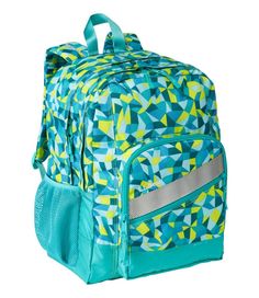 The practically indestructible pack. Built to last with weatherproof fabric and extra-strong stitching, so it can keep up with kids everywhere they go - from school to sports to summer camp. Pack made of weatherproof, 420-denier nylon. Spot clean. Heavy-duty zippers with easy-to-grip pulls. Padded back panel and lumbar support for all-day comfort. Separate laptop compartment; accommodates most laptops up to 15". Waist belt for a more secure fit; tucks away when not in use. Dual main compartments School Pack, Mesh Laundry Bags, Blue Camo, Deep Water, Travel Tote, Bags Travel, Kids Prints, Lumbar Support, Travel Gear