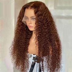 Purchase Info Payment>>Debit / Credit Card or PayPal Delivery time>>USA (3-8 Bdays), others (4-8 Bdays) Shipping>>Free Shipping worldwide via FedEx, DHL, DPEX Quality>>10A Grade High Quality,Tangle Free, No Shedding Returns>>15 Days refund, With Hair Not Be Used, Lace Not Cut Free Gifts>>Wig cap, Elastic Band Product Details Hair Type Curly Hair Ginger Brown 13x4/4x4 Lace Front Human Hair Wig for Women 150%/180% Density Lace Type frontal/closure Hair Material 100% human hair Cut from Donor Wig C Curly Lace Frontal, Ginger Brown, Deep Wave Hairstyles, Curly Human Hair Wig, Curly Lace Front Wigs, Deep Curly, Hair Solutions, Lace Front Human Hair, Brown Wig