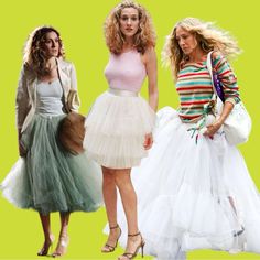 Carrie Bradshaw Called! She Wants Her Tulle Skirt Back! Such A Fun Piece- Endless Styling Possibilities Bought From Nasty Gal Before It Was Sold Via 2014 Long Tulle Skirt (Floor Length) Carrie Bradshaw Tulle Skirt, Carrie Bradshaw Skirt, Fitted Tulle Skirt, Spring Wedding Pleated Skirt Bottoms, Feminine Spring Party Petticoat, Feminine Spring Petticoat For Party, Wedding Petticoat With Voluminous Skirt, Spring Tulle Skirt Petticoat, Spring Wedding Ruffled Skirt Bottoms