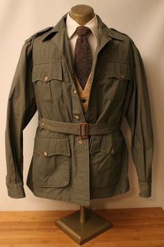 Dapper Fashion, Rustic Fashion, Men Moda, Vintage Safari, Fashion Male, Safari Jacket, Wearable Tech, Safari Style, Dress Clothes