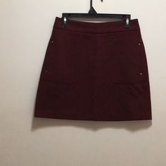 H& M Mini Skirt With 2 Pockets Never Worn , Pet And Smoke Free Home Hm Skirt, Burgundy Color, Skirts Mini, Mini Skirt, Womens Skirt, H&m, Mini Skirts, Pet, Skirt