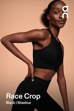 Stay comfortable and supported through every exercise in the lightweight Race Crop top. Complete with a non-padded, built-in bra for coverage and optimal airflow Lightweight silhouette - You asked for a crop top that's as sweat-wicking as supportive. That feels lightweight even when the workout gets heavy. Well, lightness, breathability, and comfort create a winning combination in the Race Crop. It's all you need to go (seriously) fast. Maximum airflow - Never has a crop top kept you so cool, calm and collected. Because the highly breathable mesh liner above the chest and underhand perforation holes help with maximum ventilation. Sigh, that breeze feels good. Supportive, built-in bra - With a built-in, non-padded bra, support will follow you stride for stride. And that also means you don't Athletic Fit Sports Bra For Pilates, Functional Bra Friendly Black Tops, Active Bra-friendly Racerback Top, Functional Racerback Bra Friendly Top, Versatile Medium Support Go-dry Sports Bra, Versatile Medium Support Sports Bra With Go-dry, Functional Compressive Crop Top With Light Support, Functional Bra-friendly Racerback Top, Versatile Training Crop Top With Light Support