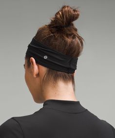 High Performance Means No Distractions. Keep Your Hair Off Your Face, Sweat Out Of Your Eyes, And The Focus On Your Workout With This Wide Headband. Designed For Training. Velvety-Soft Flocking On The Interior Helps Keep It Comfortably Secure During Workouts. Wider At The Front And Narrower At The Back For Maximum Coverage And Minimal Bulk. | License to Train Wide Headband Backpacking Equipment, Bulk Fabric, No Distractions, Lululemon Headbands, Tennis Shop, White Headband, Wide Bracelet, Walk This Way, Wide Headband