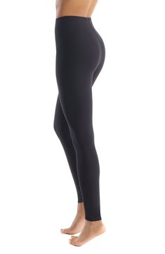 An internal control-top waistband offers a sleek and smoothing fit in these essential, everyday leggings. Style Name:Commando Control Top Leggings. Style Number: 847351. Sleek Full-length Solid Tights, Sleek Full Length Solid Color Tights, Sleek Full-length Tights, Fitted Full-length Smoothing Activewear, Fitted Full Length Smoothing Activewear, Sleek Compression Solid Bottoms, Sleek Yoga Pants, Fitted Full-length Leggings For Barre, Fitted Full Length Leggings For Barre