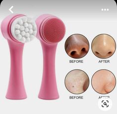 Cleanser Brush, Face Cleaning Brush, Facial Brush Cleanser, Sonic Facial Cleansing Brush, Massage Logo, V Face, Bentuk Alis, Cleanser For Sensitive Skin, Deep Clean Pores