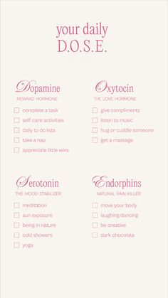 Dopamine List Ideas, Healthy Dopamine Activities, Dopamine Cleanse, Dopamine Journal, Dopamenu Ideas, Girl Journaling Aesthetic, Healthy Dopamine, Dopamine List, Dopamine Menu Ideas