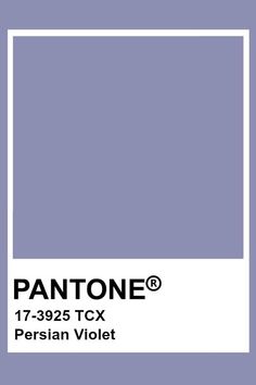 pantone's logo on a purple background with the words, 1 - 3925 tcx persian violet