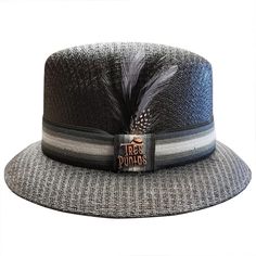 Description Crown Style: Low Rider Crown Size: 4 3/4" Brim Size: 2" Hat Sizes: 7 1/8 (56) - 7 5/8 (61) Hat Band: Muti Color Color: Gray Black High Crown Hat For Summer, Adjustable Black Hat Band For Kentucky Derby, Adjustable Black Hat Band For Spring, Adjustable Black Hat Bands For Spring, Black Adjustable High Crown Fedora, Adjustable High Crown Black Hat, Adjustable Black High Crown Hat, Black Adjustable High Crown Hats, Casual Black Fedora For Kentucky Derby