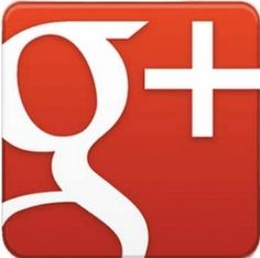 the logo for google plus with a paintbrush in it's hand and an image of