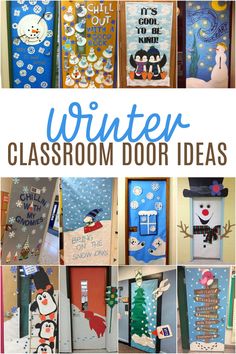 winter classroom door ideas for kids and adults