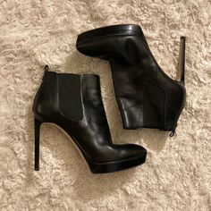 Gently Used Stiletto Boots, Michael Kors Shoes, Michael Kors Black, Bootie Boots, Ankle Boots, Michael Kors, Women Shoes, Boots, Leather