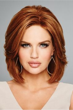 Cheveux Oranges, Raquel Welch Wigs, Medium Bob Hairstyles, Remy Human Hair, Medium Hair