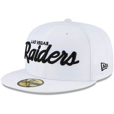 You know that you're the textbook definition of a hardcore Las Vegas Raiders fan, but you're interested in getting a new piece of gear that will put your unwavering passion for the franchise on display. This cool Las Vegas Raiders Logo Omaha 59FIFTY fitted hat from New Era will help you accomplish your goal. It features vivid team graphics embroidered on the crown, so your dedication to the team will be crystal clear.You know that you're the textbook definition of a hardcore Las Vegas Raiders fa Raiders Hat, Las Vegas Raiders Logo, Raiders Logo, Dope Hats, New Era Logo, Raiders Fans, Cap Style, Las Vegas Raiders, Oakland Raiders