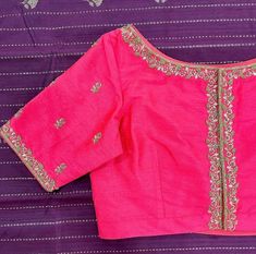 Hand embroidered ready made saree blouse / crop top/stitched saree blouse usa / saree blouse/modern blouse/zardosi blouse/black saree blouse/ pure silk blouse/ maggam work blouse / pink saree blouse / modern pink elbow sleeve blouse       It is very true that a perfect blouse is the one which makes your saree look stand out !! If you find one of such a style that you have been wanting to have then dont let it go !! we carry such unique trending blouses that instantly add a stylish look to any saree !!     Well..!! we understand that you may not get in your desired size/pattern, here you go with customization according to your size/pattern which we can deliver in 1-2 weeks of time period !!      Here is a beautiful Hand embroidered zardosi work saree blouse/ crop top in pink color that has Festive Pink Embroidered Unstitched Blouse Fabric, Pink Semi-stitched Tops For Navratri, Festive Pink Embroidered Fabric For Unstitched Blouse, Fitted Pink Top With Zari Work, Bollywood Style Pink Tops For Diwali, Pink Art Silk Blouse With Floral Embroidery, Traditional Semi-stitched Pink Blouse, Traditional Pink Tops With Dori Work, Designer Pink Top With Resham Embroidery