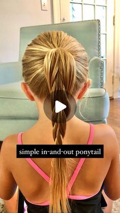 1,016 likes, 30 comments - audreymcclellan on August 10, 2020: "Simple in-and-our ponytail that anyone can do! 🥰 I was taught this style from a friend and love it. From the time Victoria’s hair wa...". Hairstyle Ponytail, I Am Done, August 10, Hair Tutorial, Love It, Canning, Hair Styles, Hair