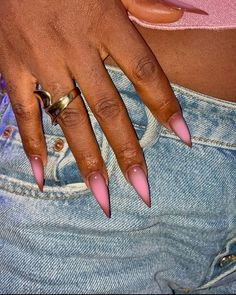 Stilleto Nails Designs, Work Nails, Her Nails, Classy Acrylic Nails, Almond Nail