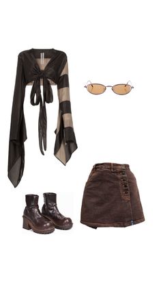 Outfit For Skirt, Hogwarts Clothes Aesthetic, Hogwarts Outfits, Collage Outfits, Skirt Looks, Ideal Closet, Dr Closet, My Purpose