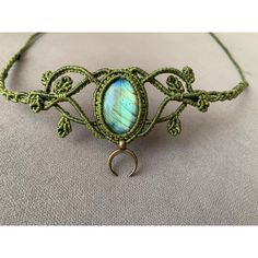 Labradorite necklace,leaf detail macrame jewelry,green labra - Inspire Uplift Macrame Choker Necklace, Macrame Choker, Necklace Leaf, Woman Jewelry, Labradorite Necklace, Handmade Jewelry Necklace, Labradorite Necklaces, Necklace Fashion, Macrame Jewelry