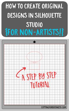 how to create original designs in silhouette studio for non - artist's step by step